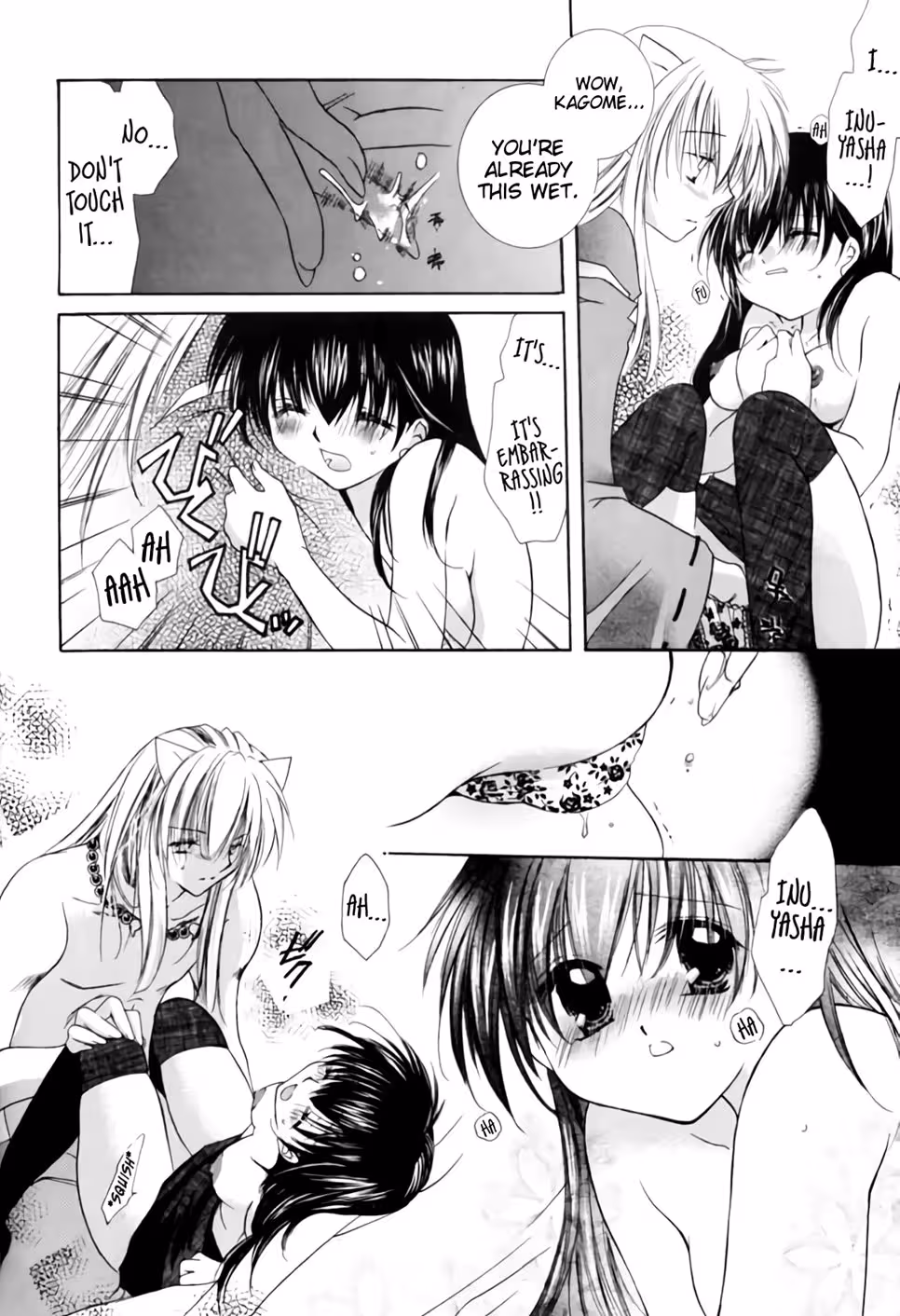 With Kagome Flirtatious Inuyasha and Kagome