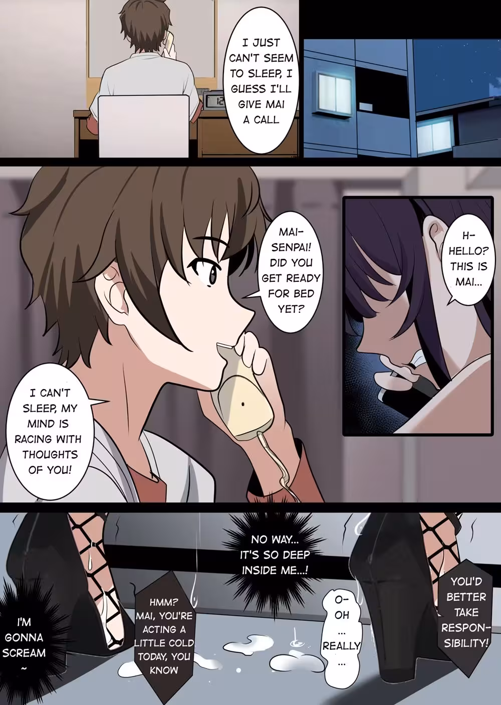 Sakurajima Mai: A Forbidden Desire Consumes Him