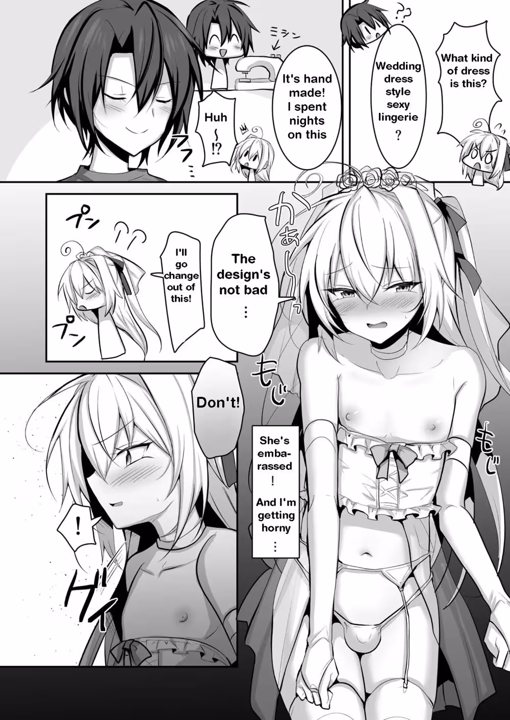 Trapped in Eternitys Rapture: A Wedding Dress Tease