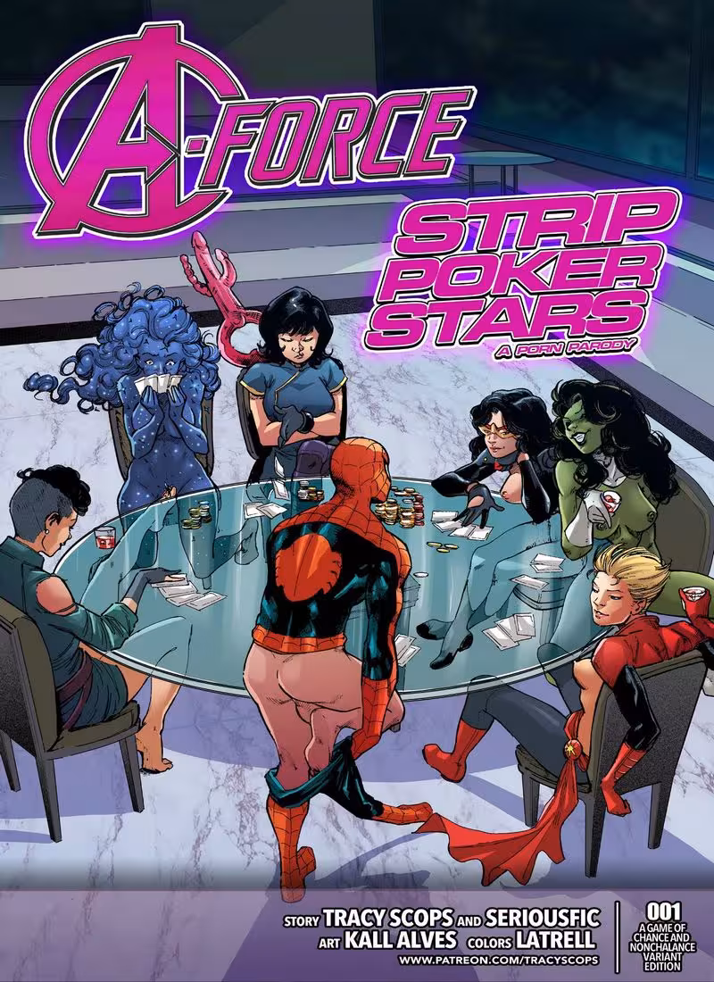 A-Force-Strip-Poker-Stars-Tracy-Scops-gedecomix-cover